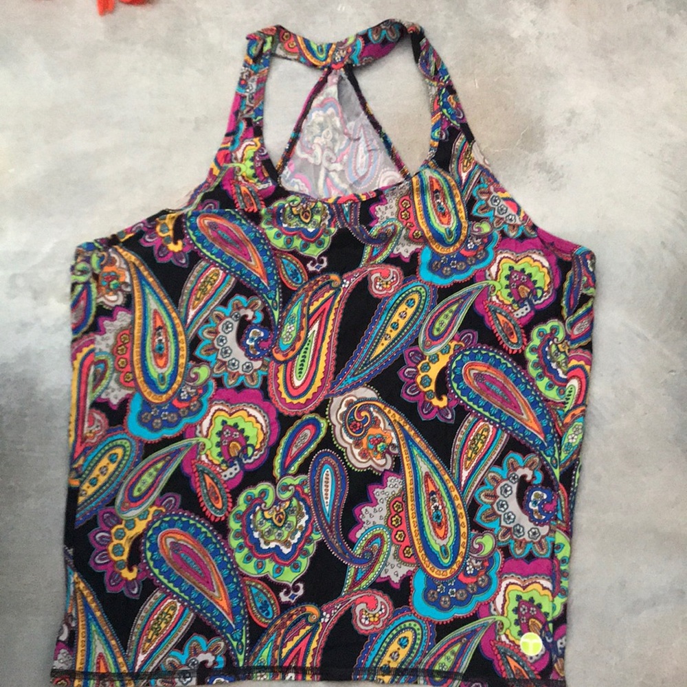 Trina Turk Paisley Tank sz Med